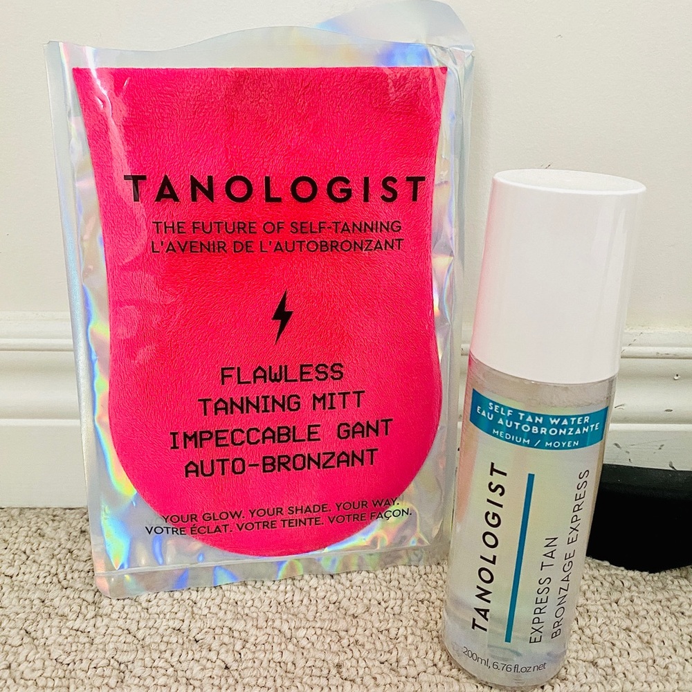 TANOLOGIST Self-Tan Water in Medium & Flawless Tanning Mitt